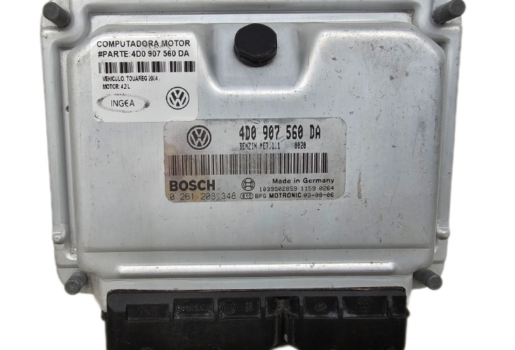 Computadora de motor touareg vw 2004 motor 4.2l
